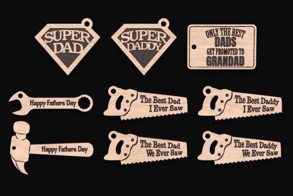 Llavero Del Dia Del Padre Creativo Digital